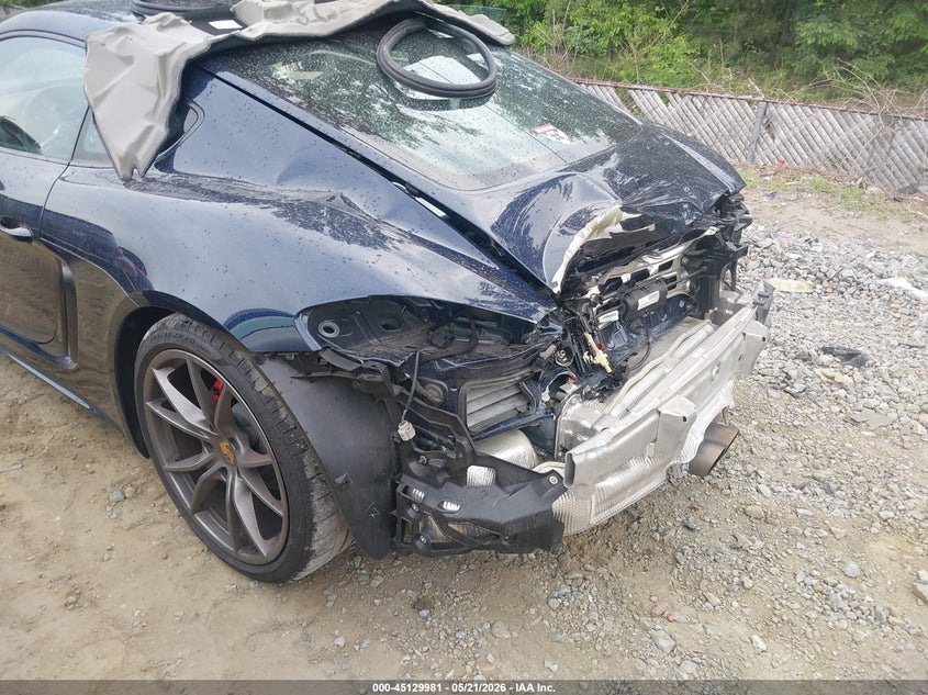 2018 Porsche 718 cayman VIN WP0AB2A84JK278274 IAAI salvage auction — REAR END, Salvage (Georgia), sold $26,075 on 2026-07-06 (photo 6)