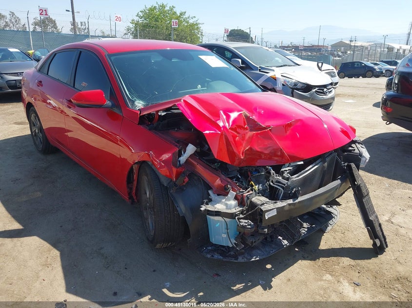 2022 Hyundai Elantra VIN 5NPLM4AG2NH084594 IAAI salvage auction — FRONT END, Salvage (California), sold $1,550 on 2026-07-15 (photo 1)