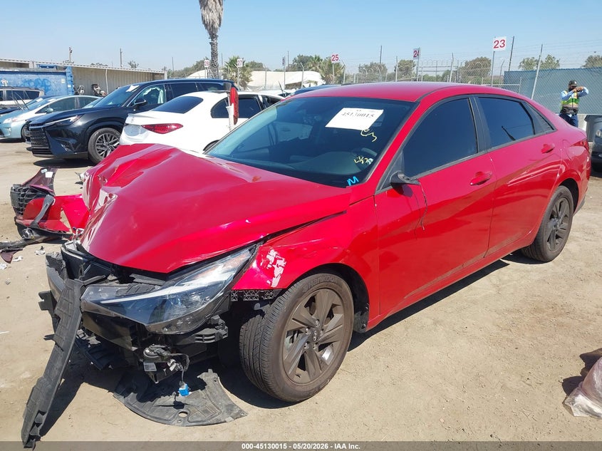 2022 Hyundai Elantra VIN 5NPLM4AG2NH084594 IAAI salvage auction — FRONT END, Salvage (California), sold $1,550 on 2026-07-15 (photo 2)