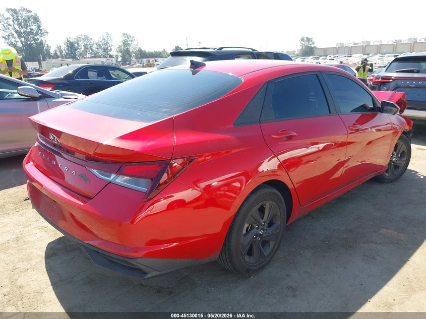 2022 Hyundai Elantra VIN 5NPLM4AG2NH084594 IAAI salvage auction — FRONT END, Salvage (California), sold $1,550 on 2026-07-15 (photo 4)