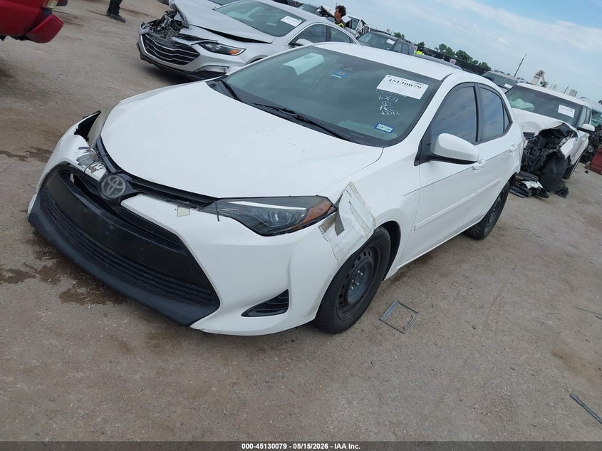 2018 Toyota Corolla VIN 5YFBURHE8JP770844 IAAI salvage auction — FRONT & REAR, Salvage (Texas), sold $1,900 on 2026-07-14 (photo 2)
