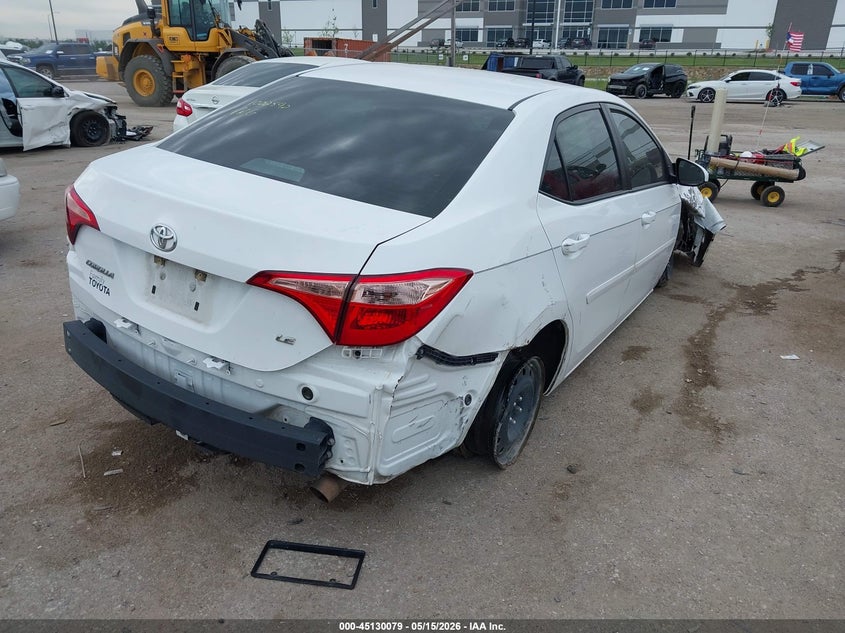 2018 Toyota Corolla VIN 5YFBURHE8JP770844 IAAI salvage auction — FRONT & REAR, Salvage (Texas), sold $1,900 on 2026-07-14 (photo 4)
