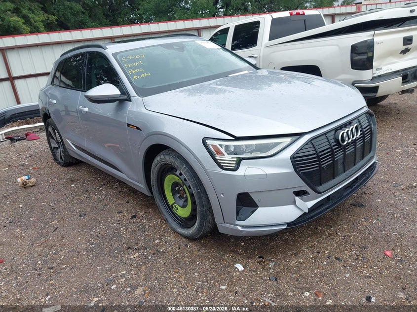 2021 Audi E-tron VIN WA1AAAGEXMB025162 IAAI salvage auction — REAR END, Salvage Title, sold $15,100 on 2026-07-23 (photo 1)