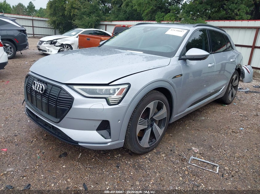 2021 Audi E-tron VIN WA1AAAGEXMB025162 IAAI salvage auction — REAR END, Salvage Title, sold $15,100 on 2026-07-23 (photo 2)