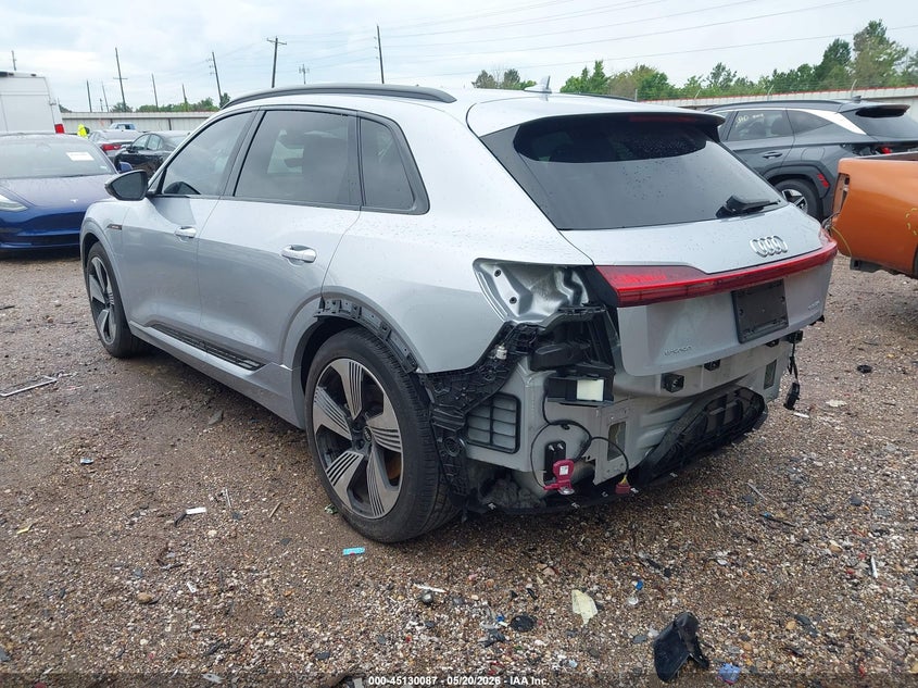 2021 Audi E-tron VIN WA1AAAGEXMB025162 IAAI salvage auction — REAR END, Salvage Title, sold $15,100 on 2026-07-23 (photo 3)