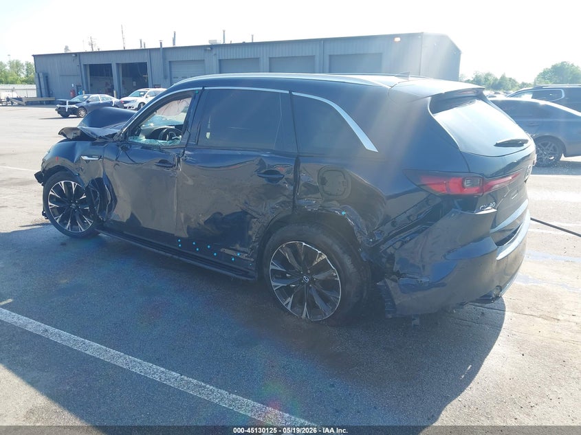 2025 Mazda Cx-90 VIN JM3KKEHA0S1257564 IAAI salvage auction — FRONT & REAR, Salvage (Indiana), sold $4,750 on 2026-07-17 (photo 3)