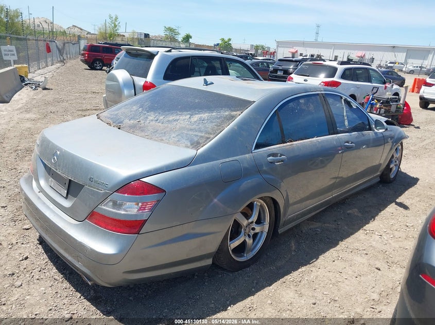 2008 Mercedes-benz S-klasse VIN WDDNG86X18A204404 IAAI salvage auction — NORMAL WEAR, Salvage (Texas), sold $475 on 2026-07-22 (photo 4)