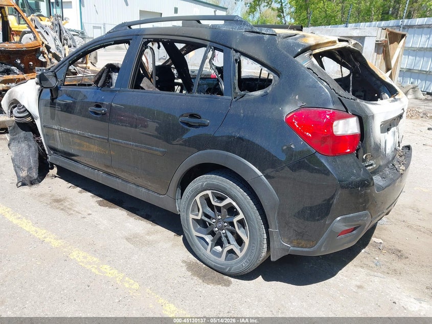 2017 Subaru Xv VIN JF2GPANC7H8217255 IAAI salvage auction — EXTERIOR BURN, Scrap (Michigan), sold $100 on 2026-07-13 (photo 3)