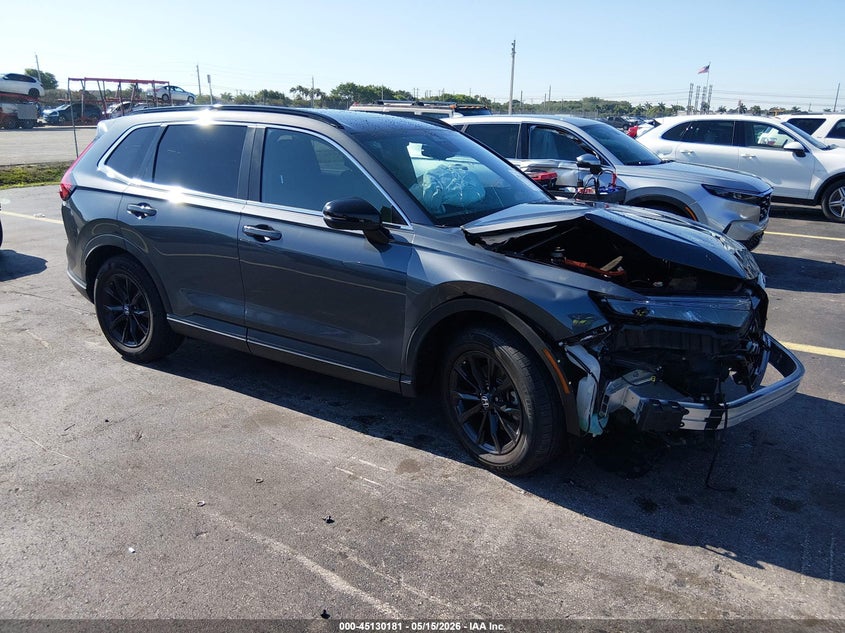 2024 Honda Cr-v VIN 7FARS5H88RE037356 IAAI salvage auction — LEFT FRONT, Rebuildable (Florida), sold $8,150 on 2026-07-19 (photo 1)