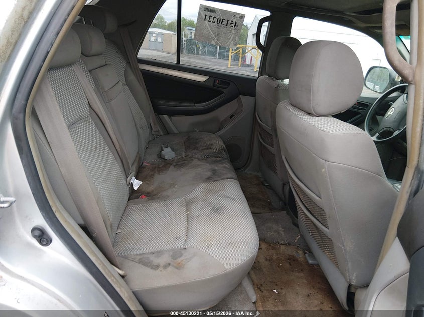 2008 Toyota 4runner VIN JTEBU14R08K015413 IAAI salvage auction — NORMAL WEAR, Clear (Pennsylvania), sold $3,200 on 2026-07-07 (photo 8)