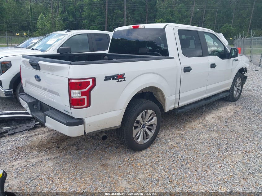 2018 Ford F-150 VIN 1FTEW1EP4JKF41218 IAAI salvage auction — FRONT END, Salvage (Mississippi), sold $7,600 on 2026-07-31 (photo 4)