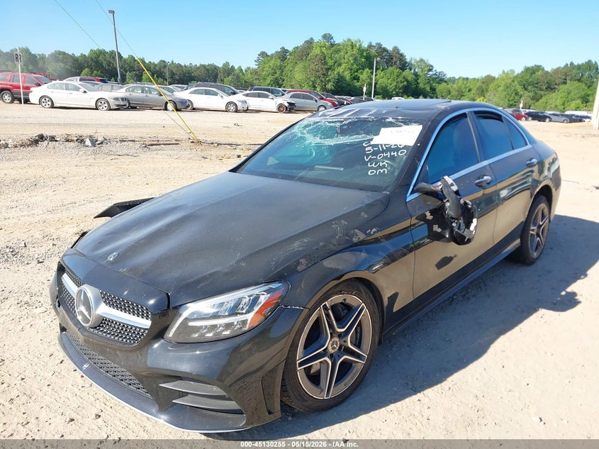 2020 Mercedes-benz C-klasse VIN WDDWF8EB9LR540440 IAAI salvage auction — ROLLOVER, Salvage (North Carolina), sold $4,200 on 2026-08-17 (photo 2)