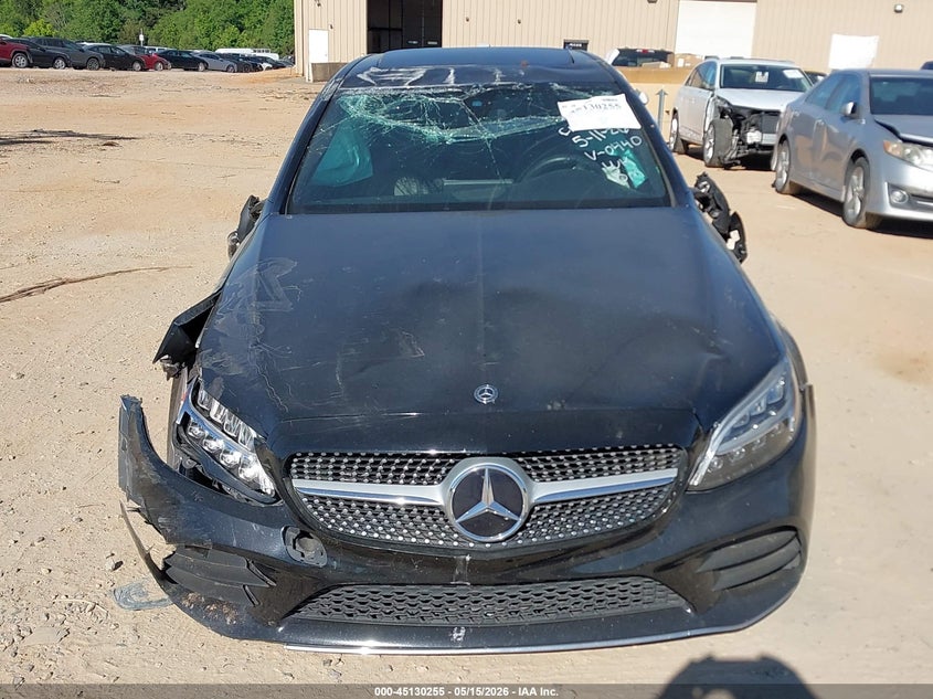 2020 Mercedes-benz C-klasse VIN WDDWF8EB9LR540440 IAAI salvage auction — ROLLOVER, Salvage (North Carolina), sold $4,200 on 2026-08-17 (photo 6)
