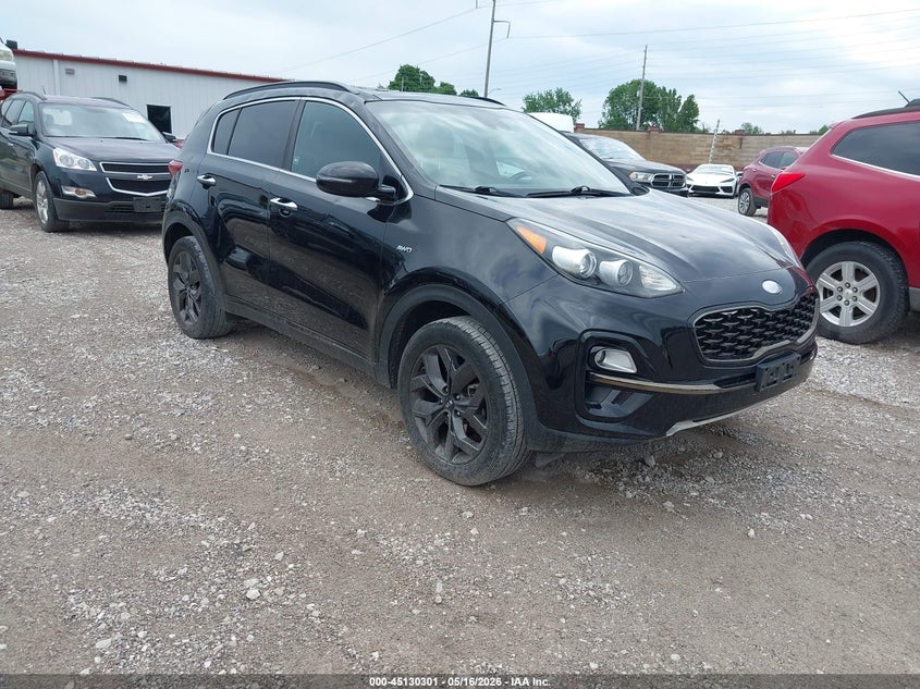 2020 Kia Sportage VIN KNDP6CAC6L7653547 IAAI salvage auction — HAIL, Clear (Missouri), sold $2,250 on 2026-07-06 (photo 1)