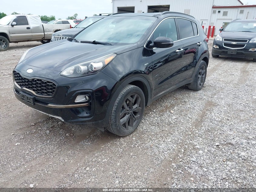 2020 Kia Sportage VIN KNDP6CAC6L7653547 IAAI salvage auction — HAIL, Clear (Missouri), sold $2,250 on 2026-07-06 (photo 2)