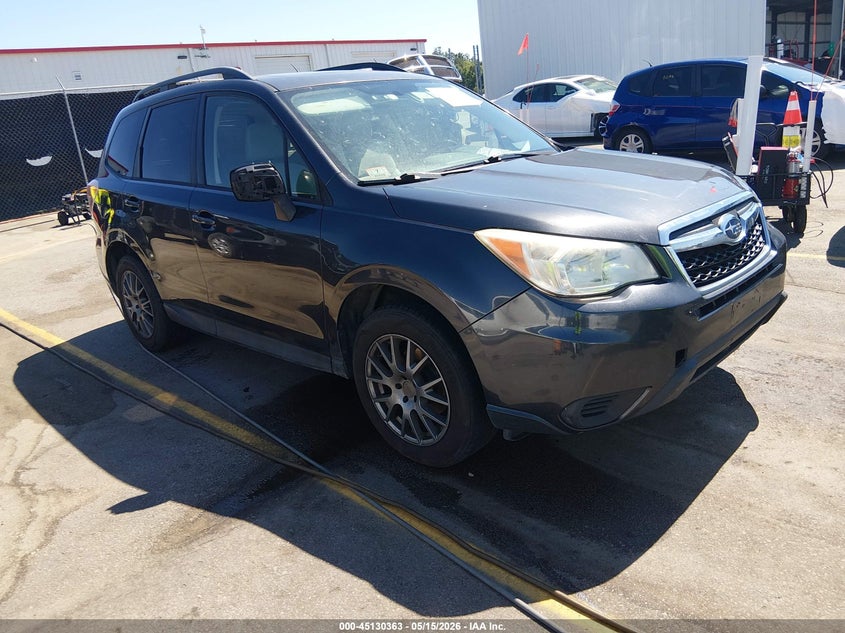 2014 Subaru Forester VIN JF2SJAEC1EH558318 IAAI salvage auction — LEFT & RIGHT, Salvage (South Carolina), sold $375 on 2026-07-08 (photo 1)