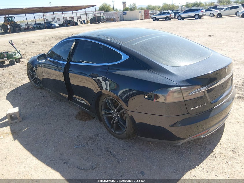 2014 Tesla Model s VIN 5YJSA1H19EFP38722 IAAI salvage auction — FRONT END, Clear (Arizona), sold $1,850 on 2026-07-09 (photo 3)