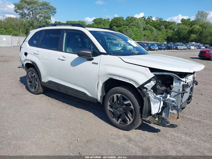 2025 Subaru Forester VIN JF2SLSED7SH447700 IAAI salvage auction — FRONT & REAR, Salvage (New Jersey), sold $7,500 on 2026-07-07 (photo 1)