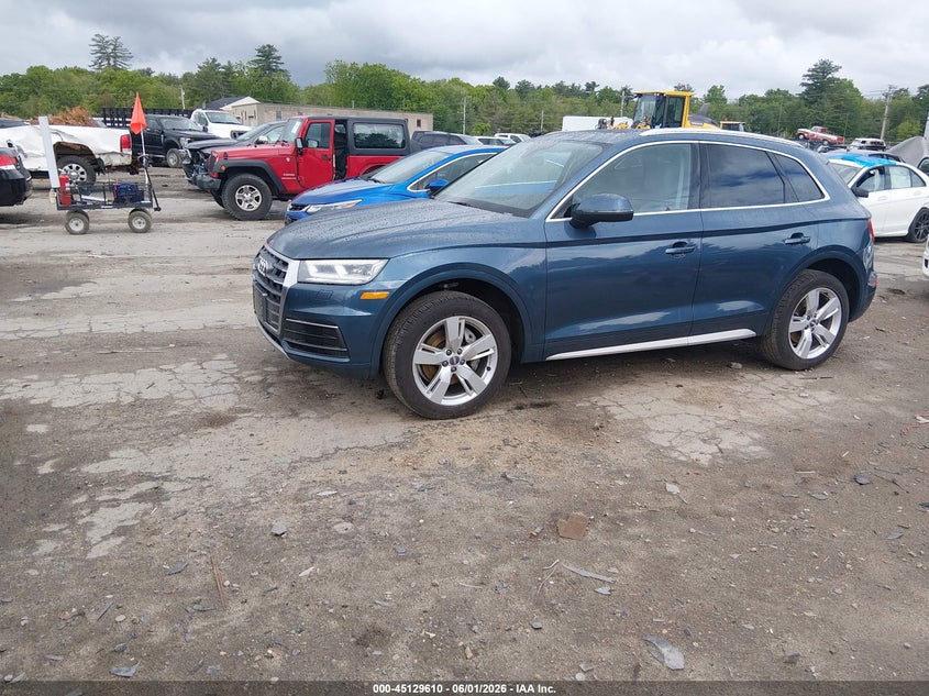 2018 Audi Q5 VIN WA1BNAFY8J2166750 IAAI salvage auction — REAR END, Salvage (Massachusetts), sold $7,600 on 2026-07-29 (photo 2)
