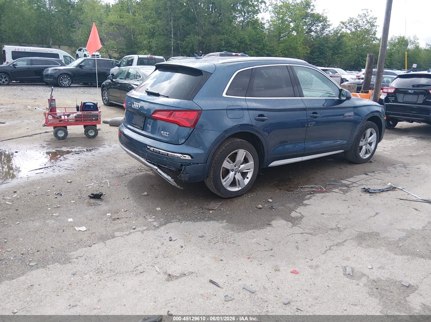 2018 Audi Q5 VIN WA1BNAFY8J2166750 IAAI salvage auction — REAR END, Salvage (Massachusetts), sold $7,600 on 2026-07-29 (photo 4)