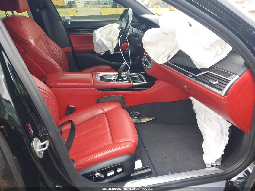 2018 BMW 7er VIN WBA7F2C51JG424941 IAAI salvage auction — RIGHT FRONT, Mv-907A (New York), sold $8,325 on 2026-07-14 (photo 5)