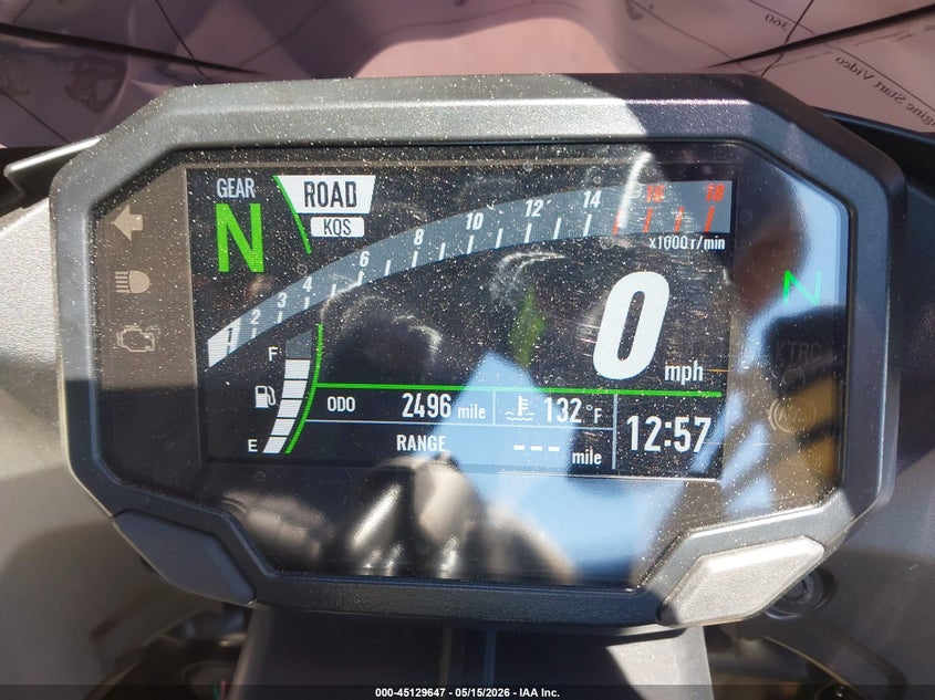 2026 Kawasaki Zx VIN JKBZXJJ15TA045276 IAAI salvage auction — SIDE, Salvage (Idaho), sold $5,300 on 2026-07-07 (photo 7)