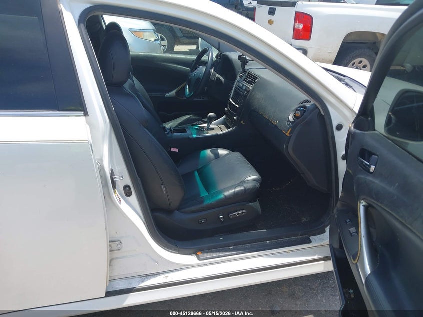 2007 Lexus Is 250 VIN JTHBK262072049767 IAAI salvage auction — FRONT & REAR, Original (Texas), sold $250 on 2026-07-08 (photo 5)