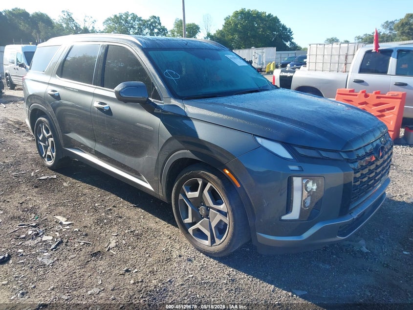 2024 Hyundai Palisade VIN KM8R44GE6RU752503 IAAI salvage auction — FRONT & REAR, Salvage (Georgia), sold $10,000 on 2026-07-08 (photo 1)