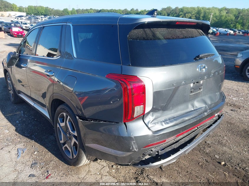 2024 Hyundai Palisade VIN KM8R44GE6RU752503 IAAI salvage auction — FRONT & REAR, Salvage (Georgia), sold $10,000 on 2026-07-08 (photo 3)