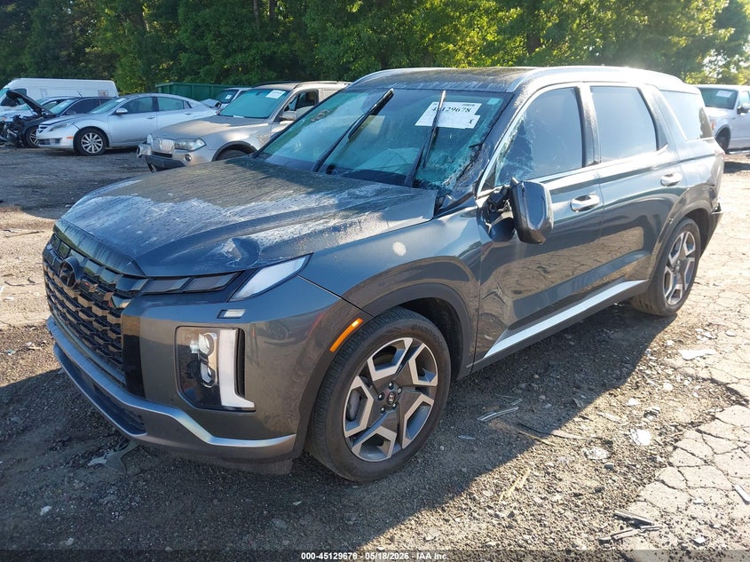 2024 Hyundai Palisade VIN KM8R44GE6RU752503 IAAI salvage auction — FRONT & REAR, Salvage (Georgia), sold $10,000 on 2026-07-08 (photo 6)