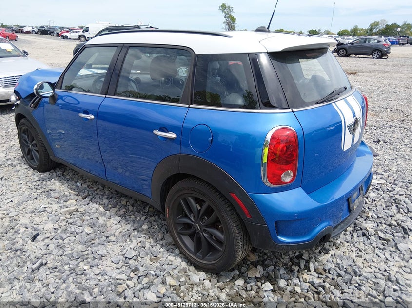 2012 Mini VIN WMWZC5C59CWL58554 IAAI salvage auction — FRONT END, Salvage (West Virginia), sold $1,950 on 2026-07-08 (photo 3)