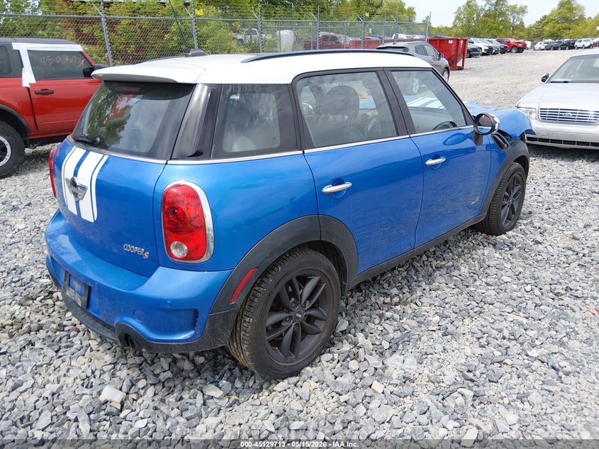 2012 Mini VIN WMWZC5C59CWL58554 IAAI salvage auction — FRONT END, Salvage (West Virginia), sold $1,950 on 2026-07-08 (photo 4)