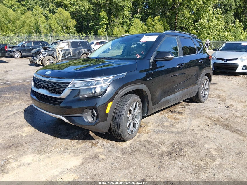 2021 Kia Seltos VIN KNDERCAAXM7224409 IAAI salvage auction — REAR END, Salvage (Mississippi), sold $4,950 on 2026-07-09 (photo 2)