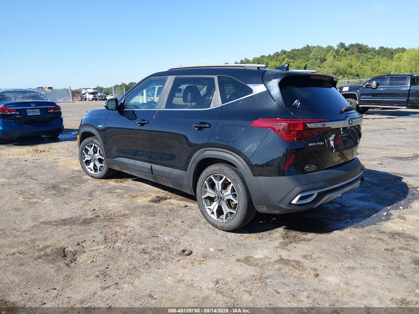 2021 Kia Seltos VIN KNDERCAAXM7224409 IAAI salvage auction — REAR END, Salvage (Mississippi), sold $4,950 on 2026-07-09 (photo 3)