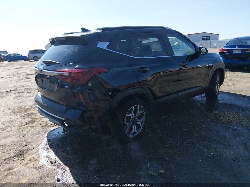 2021 Kia Seltos VIN KNDERCAAXM7224409 IAAI salvage auction — REAR END, Salvage (Mississippi), sold $4,950 on 2026-07-09 (photo 4)