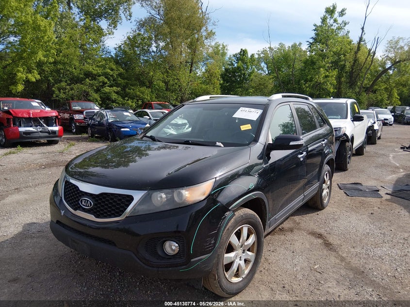 2011 Kia Sorento VIN 5XYKT4A14BG133761 IAAI salvage auction — LEFT FRONT, Salvage (Ohio), sold $700 on 2026-07-10 (photo 2)