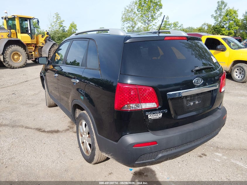 2011 Kia Sorento VIN 5XYKT4A14BG133761 IAAI salvage auction — LEFT FRONT, Salvage (Ohio), sold $700 on 2026-07-10 (photo 3)
