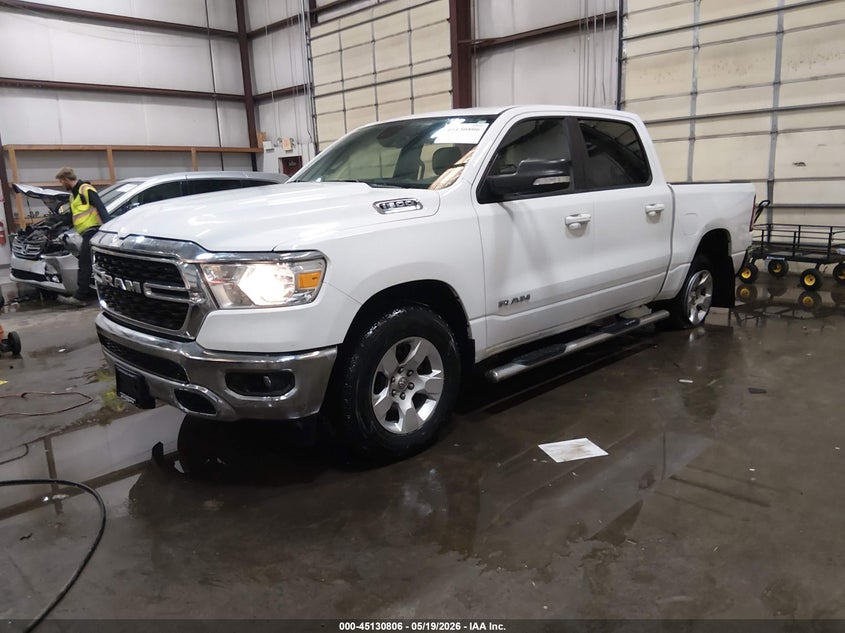 2022 Ram 1500 VIN 1C6RRFFG5NN225553 IAAI salvage auction — FRONT & REAR, Salvage (Idaho), sold $5,600 on 2026-07-24 (photo 2)