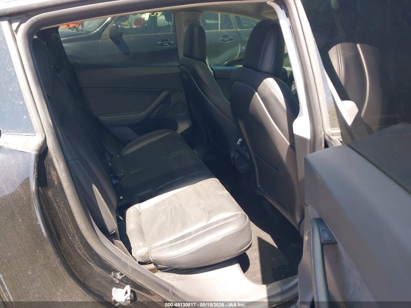 2021 Tesla Model y VIN 5YJYGDEF5MF133959 IAAI salvage auction — LEFT REAR, Salvage (Illinois), sold $12,750 on 2026-07-16 (photo 8)