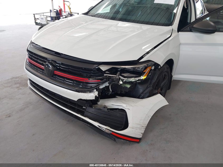 2024 Volkswagen Jetta VIN 3VW7M7BU8RM077380 IAAI salvage auction — FRONT END, Rebuildable (Florida), sold $7,975 on 2026-07-24 (photo 6)