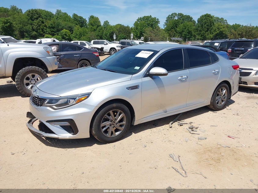 2019 Kia Optima VIN 5XXGT4L3XKG350238 IAAI salvage auction — FRONT END, Salvage (North Carolina), sold $2,300 on 2026-07-13 (photo 2)
