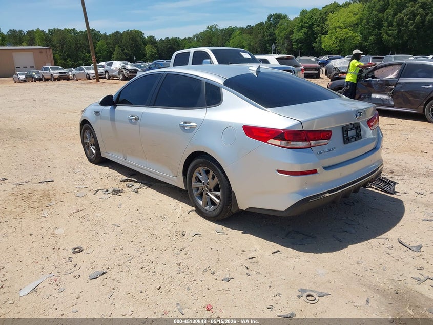 2019 Kia Optima VIN 5XXGT4L3XKG350238 IAAI salvage auction — FRONT END, Salvage (North Carolina), sold $2,300 on 2026-07-13 (photo 3)