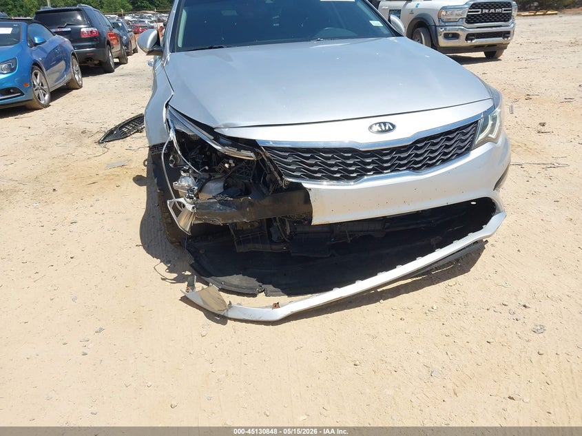 2019 Kia Optima VIN 5XXGT4L3XKG350238 IAAI salvage auction — FRONT END, Salvage (North Carolina), sold $2,300 on 2026-07-13 (photo 6)
