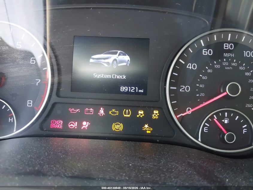 2019 Kia Optima VIN 5XXGT4L3XKG350238 IAAI salvage auction — FRONT END, Salvage (North Carolina), sold $2,300 on 2026-07-13 (photo 7)