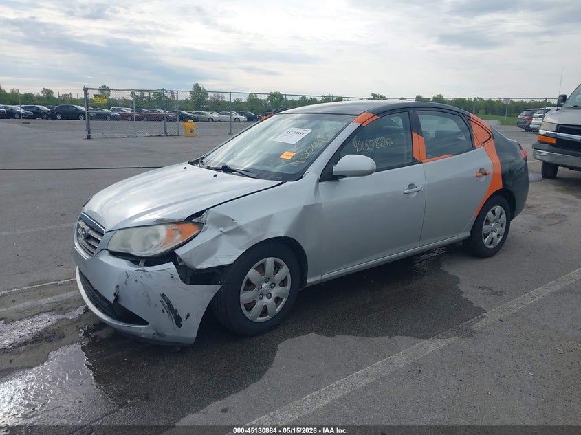 2008 Hyundai Elantra VIN KMHDU46D78U402413 IAAI salvage auction — LEFT FRONT, Clear (Indiana), sold $25 on 2026-07-24 (photo 2)