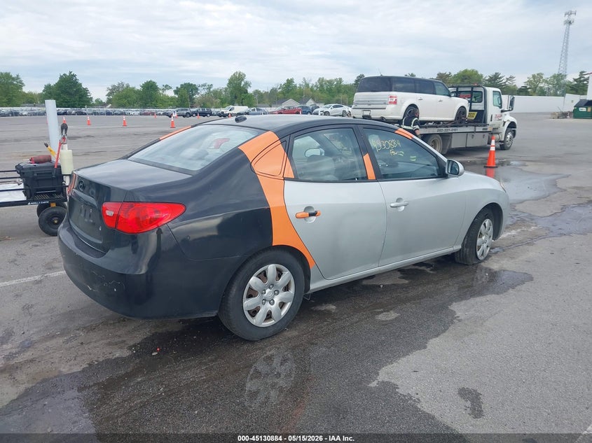 2008 Hyundai Elantra VIN KMHDU46D78U402413 IAAI salvage auction — LEFT FRONT, Clear (Indiana), sold $25 on 2026-07-24 (photo 4)