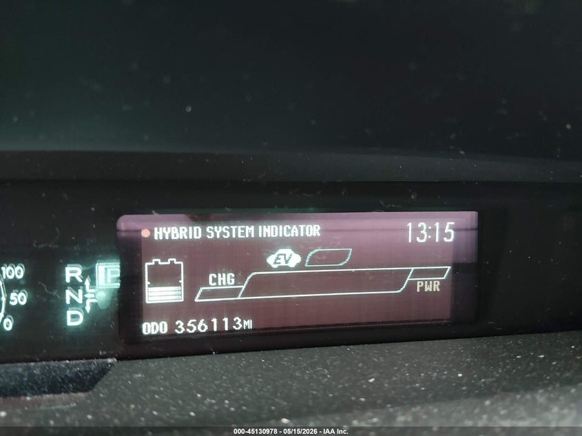 2012 Toyota Prius VIN JTDKN3DU1C1581564 IAAI salvage auction — NORMAL WEAR, Original (Ohio), sold $950 on 2026-07-14 (photo 7)