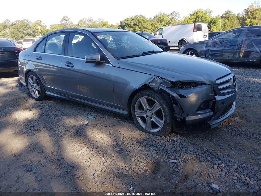 2010 Mercedes-benz C class VIN WDDGF5EB1AR106335 IAAI salvage auction — RIGHT FRONT, Salvage (South Carolina), sold $625 on 2026-07-14 (photo 1)
