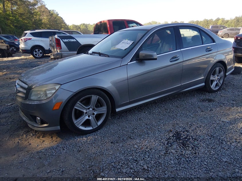 2010 Mercedes-benz C class VIN WDDGF5EB1AR106335 IAAI salvage auction — RIGHT FRONT, Salvage (South Carolina), sold $625 on 2026-07-14 (photo 2)