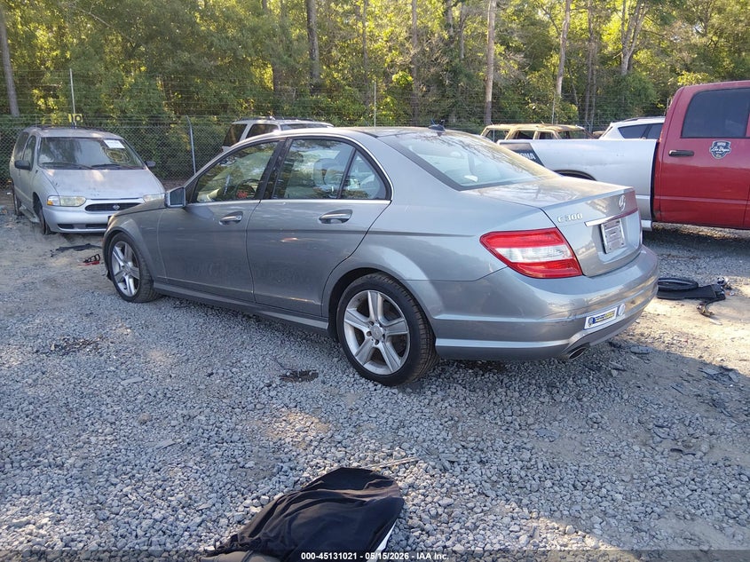 2010 Mercedes-benz C class VIN WDDGF5EB1AR106335 IAAI salvage auction — RIGHT FRONT, Salvage (South Carolina), sold $625 on 2026-07-14 (photo 3)